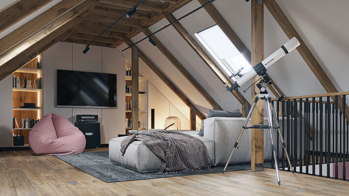 Мансардний поверх: варіанти оформлення мансарди