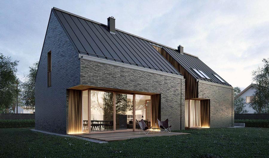 Будівництво стін приватного будинку з цегли