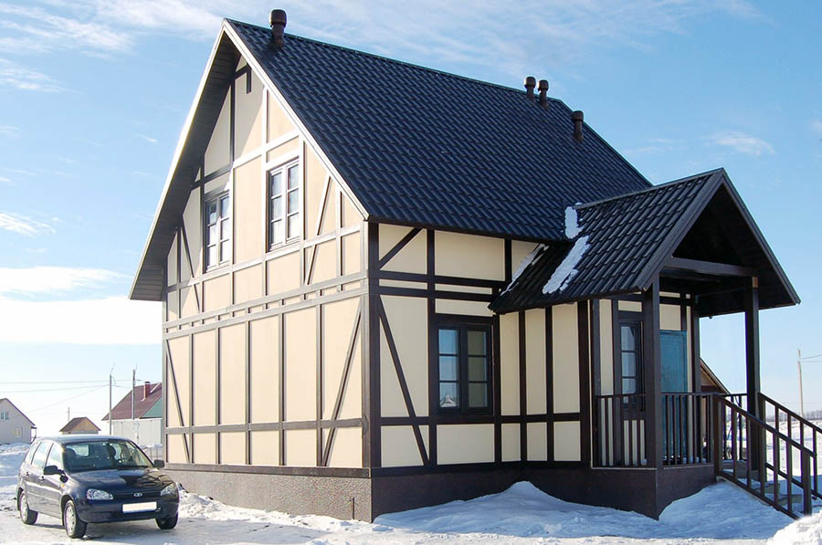 Якісні та довговічні зовнішні стіни у фінському будинку