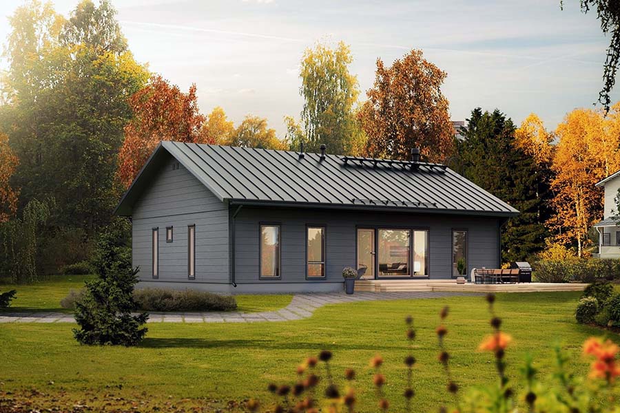 Реальний приклад житлового фінського будинку