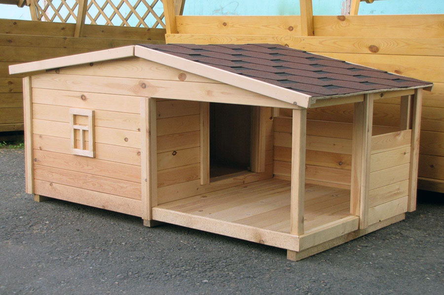 Будка з тамбуром для собаки