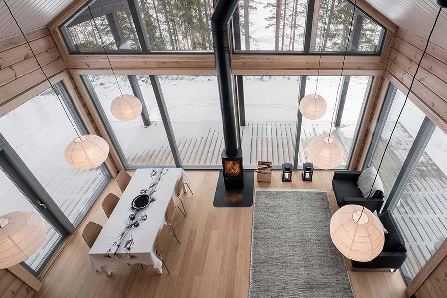 Приклад фінського будинку з другим світлом