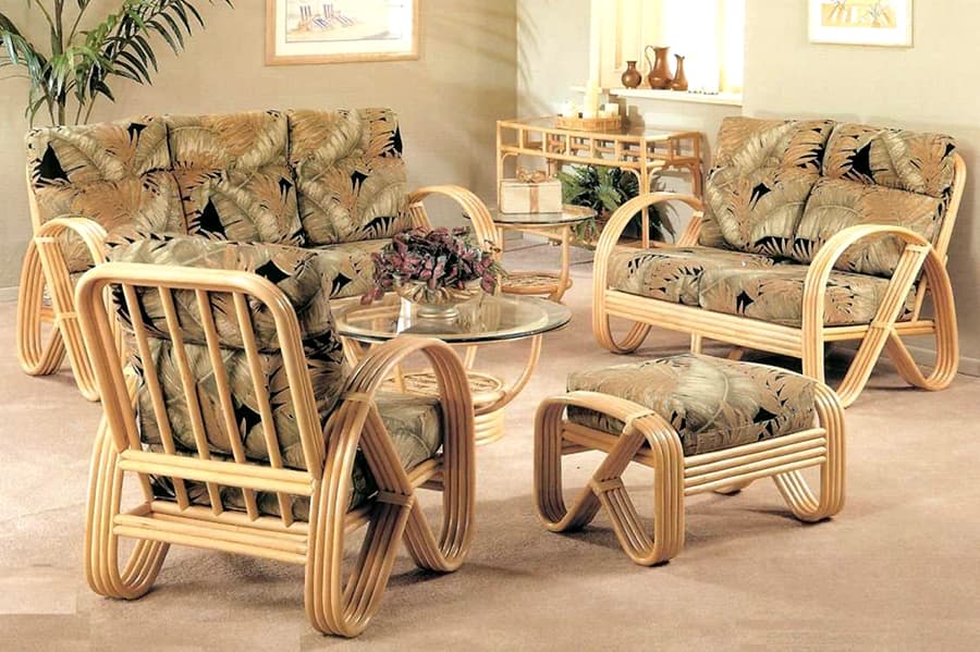 Использование правильной мебели для оформления комнаты в эко стиле