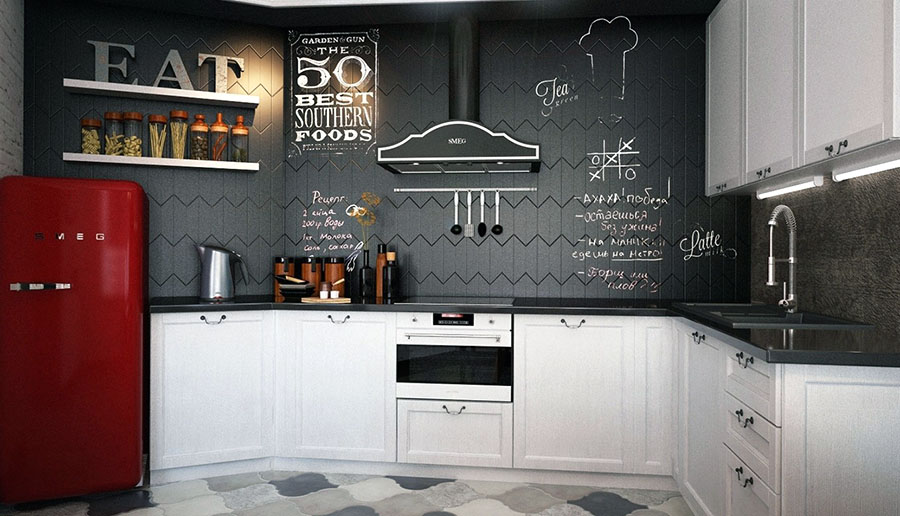 Чи можна облаштувати гарно кухню без масивних шафок на стінах