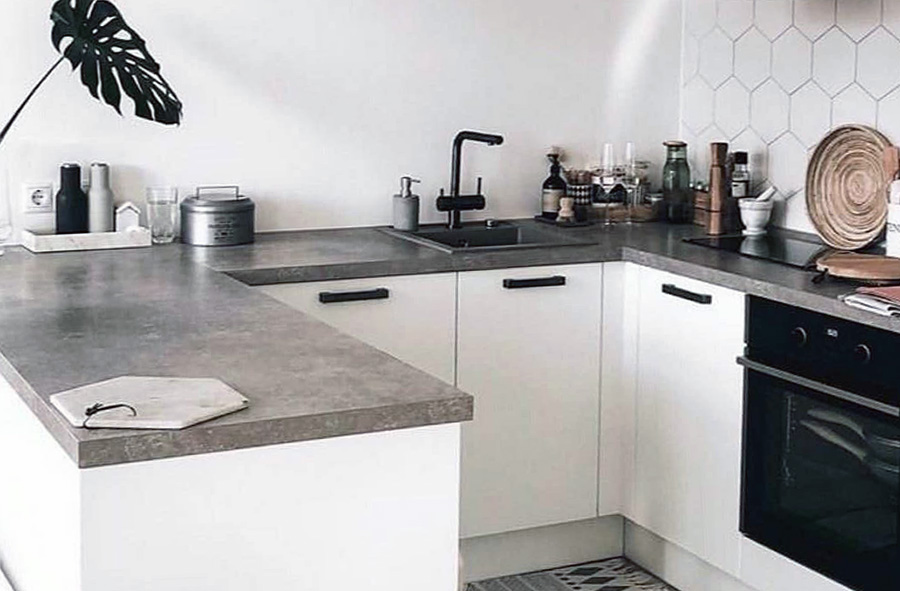 Правильне розташування кухонного гарнітуру у формі літери П