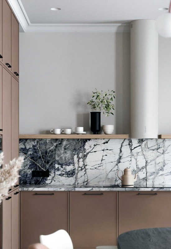 Реальний приклад сучасної кухні із зручною системою зберігання