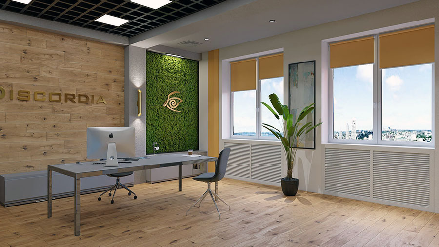 Эко стиль в оформлении рабочего кабинета