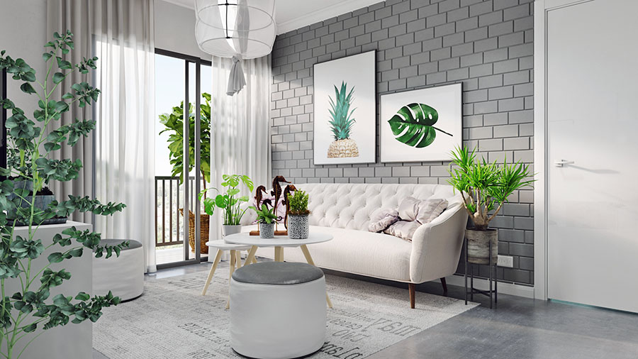 Нейтральні чисті кольори у сучасному екологічному дизайні інтер'єру