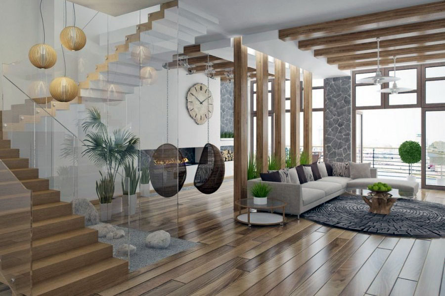 Освітлення в еко інтер'єрі