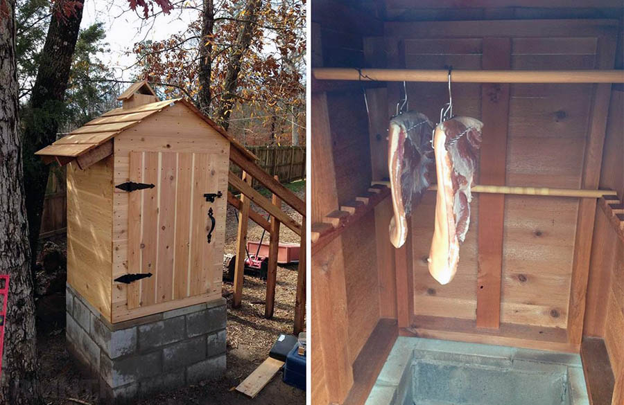 Делаем стационарную коптильню холодного копчения своими руками