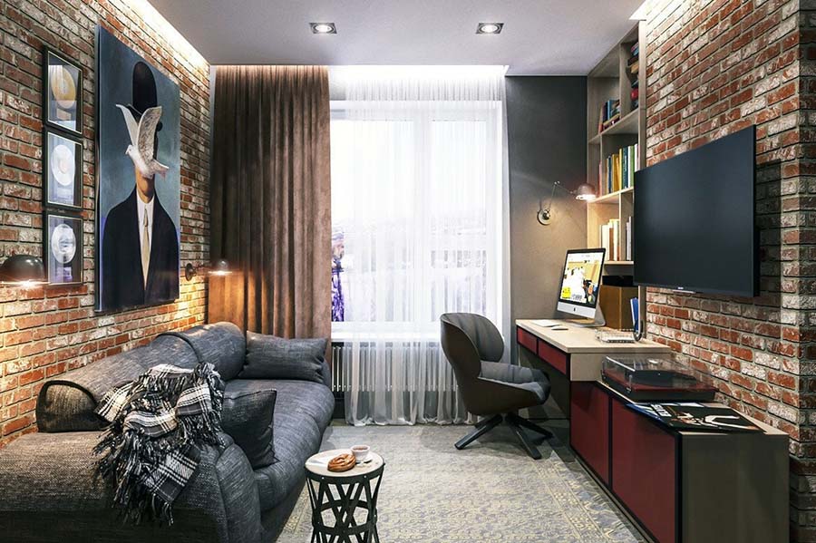 Дизайн інтер'єру кімнати для підлітків із використанням стилю лофт