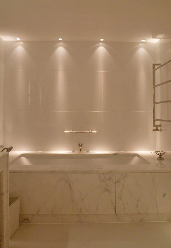 Як організувати підсвічування ванної