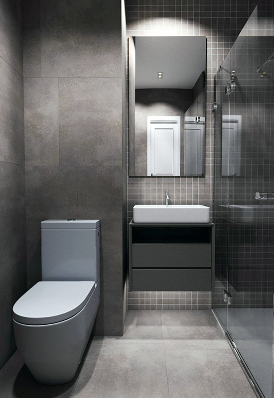 Точкове освітлення для ванної кімнати невеликої площі