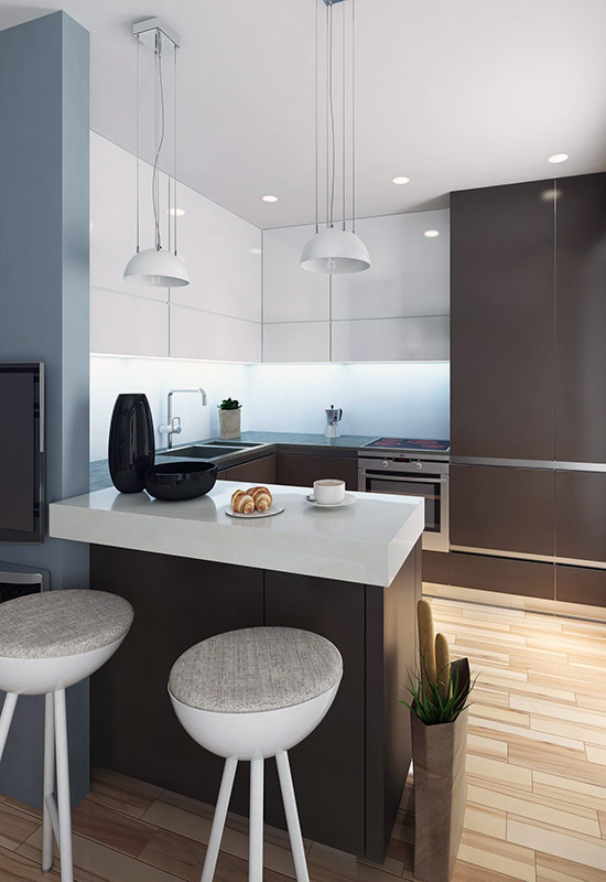 У яких кольорах можна облаштувати хай тек кухню