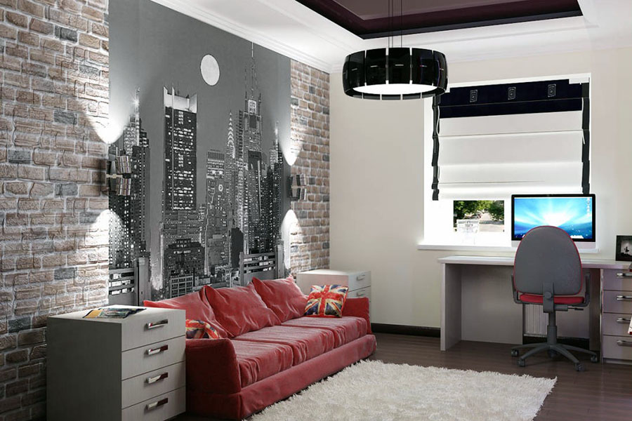 Как красиво оформить комнату для мальчика подростка