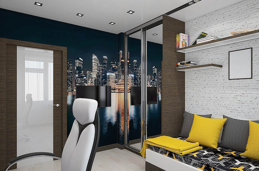 Варианты комнаты для подростка 16 лет