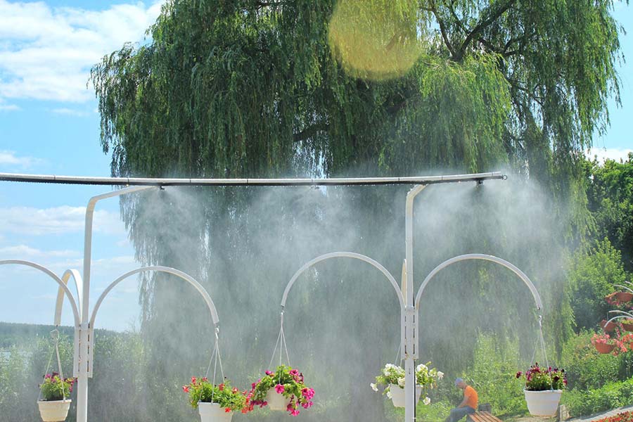 Система поливу туманом у саду своїми руками