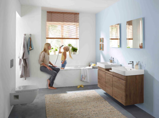 Максимум комфорту: ванна кімната з інсталяційною системою для підвісної сантехніки