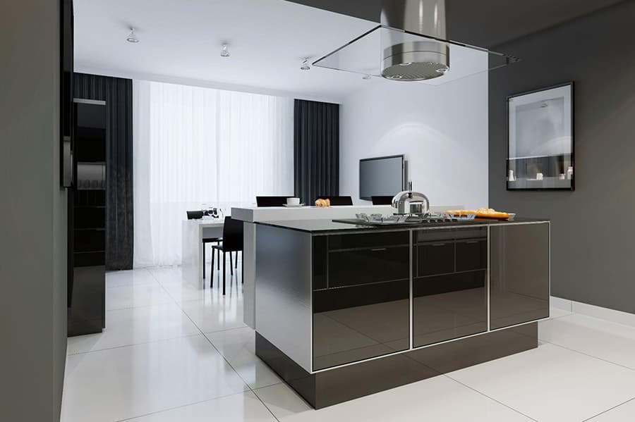 Варіанти декору кухні із сірою кольоровою гамою