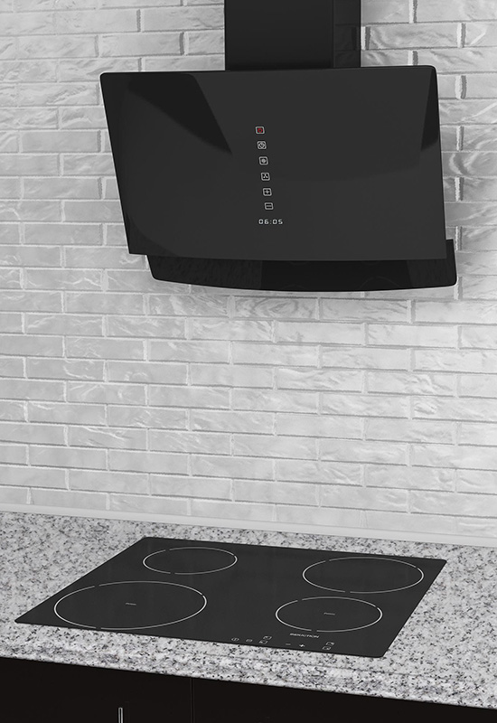 Приклад якісної похилої витяжки на кухні