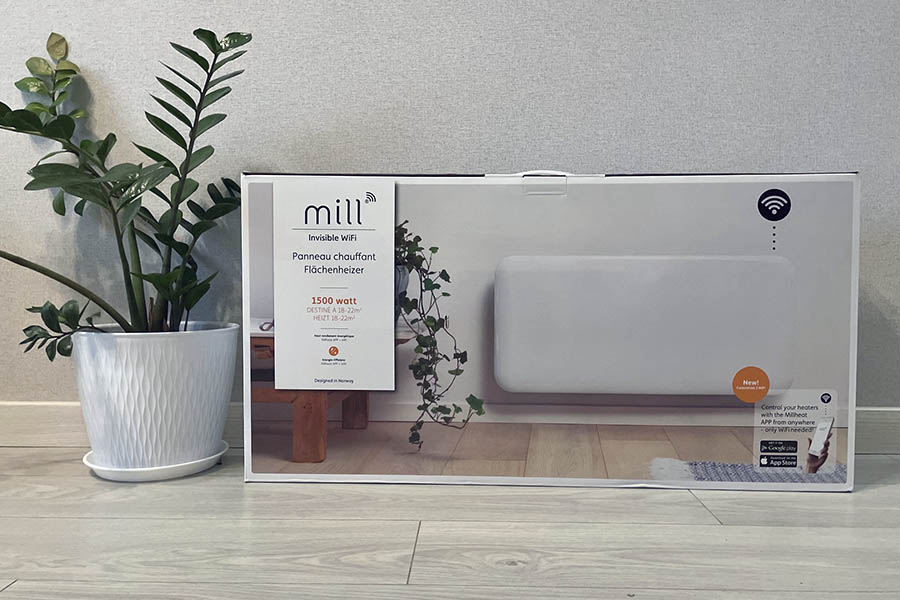 Mill Invisible WiFi 1500w – панельний смарт обігрівач з Норвегії