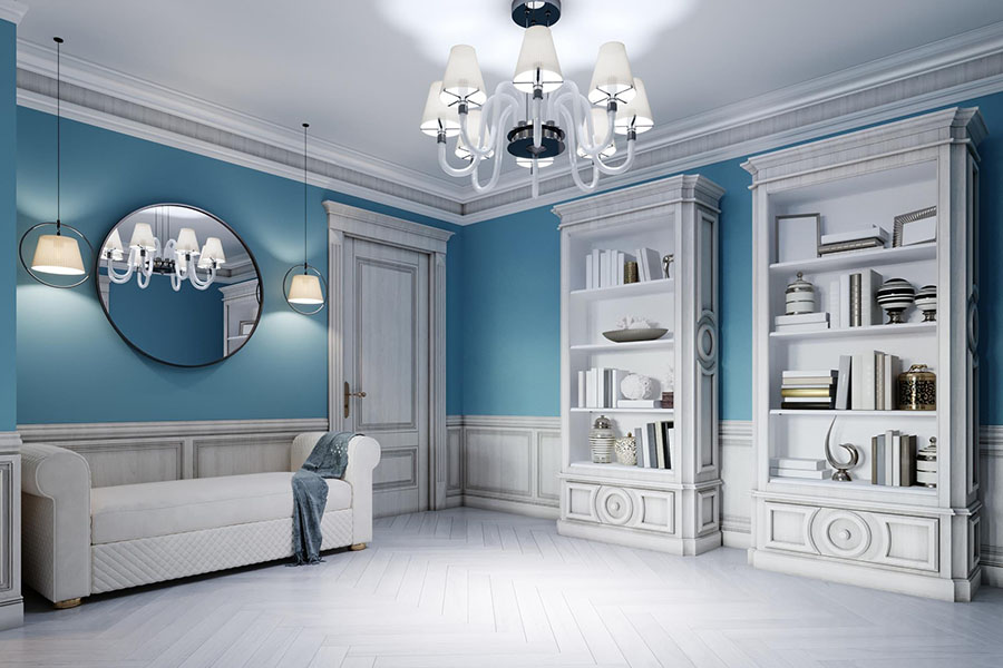 Світлі міжкімнатні двері відповідно до дизайну інтер'єру кімнати