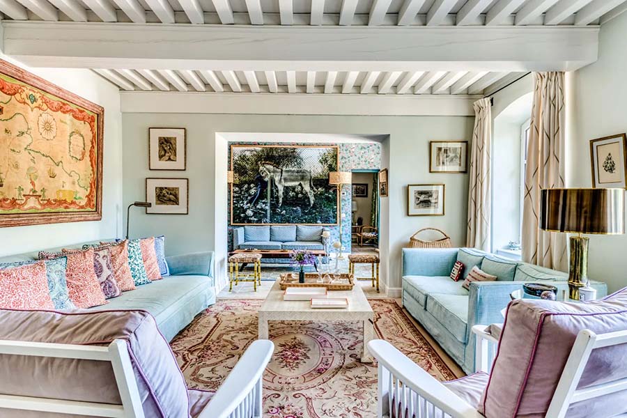 Поєднання пастельних відтінків в інтер'єрі в стилі прованс