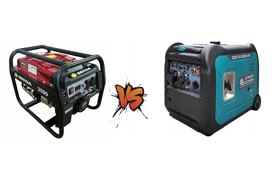 Який генератор кращий — інверторний чи звичайний?