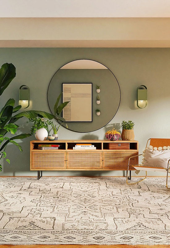 Облаштування просторої кімнати з функціональним інтер'єром