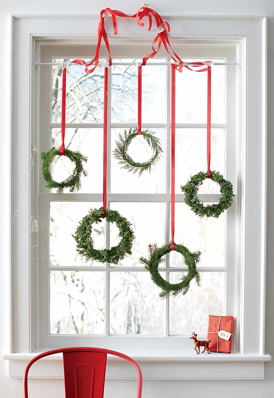 Декор вікон до Нового Року
