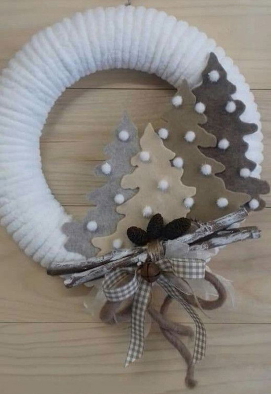 Із чого можна зробити різдвяний вінок своїми руками