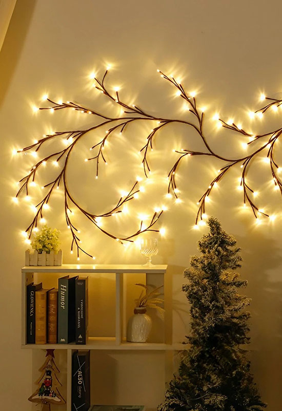 Як красиво оформити інтер'єр кімнати за допомогою гірлянди до Нового Року