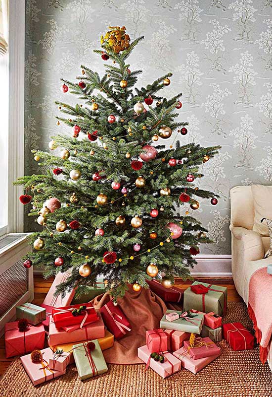 Приклад красивого оформлення святкової ялинки до Нового Року