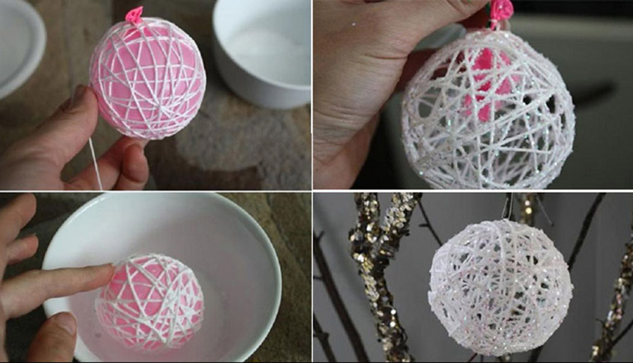 Із чого можна зробити новорічні кульки на ялинку своїми руками