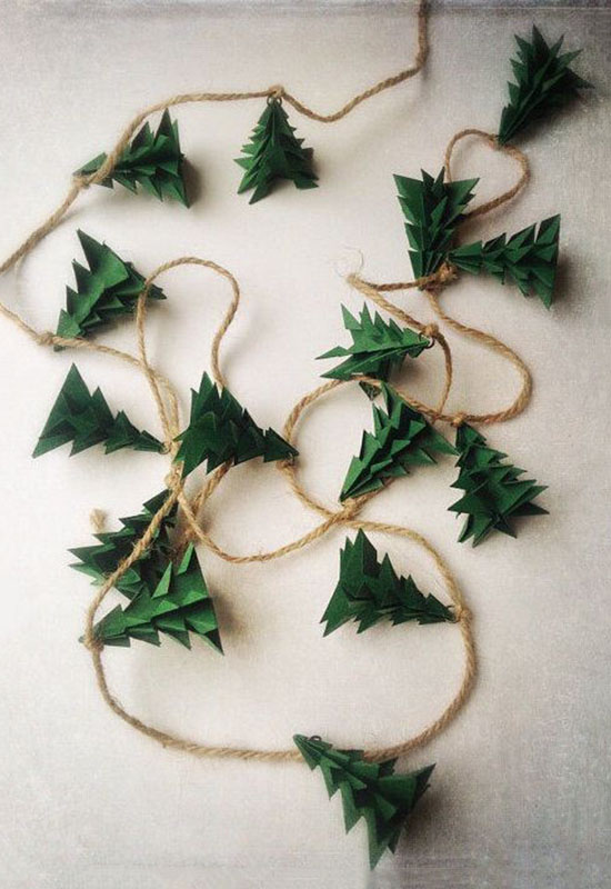 Як зробити новорічну гірлянду своїми руками