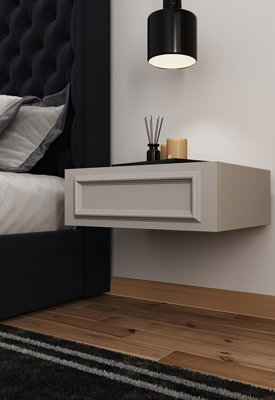 Дизайн і стиль приліжкових тумбочок для маленької кімнати