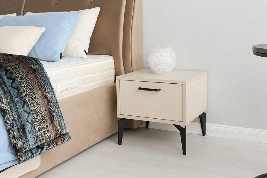 Возможные цвет и оформление прикроватной тумбочки