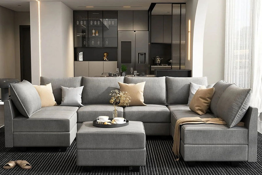 Яка форма і розмір дивана у вітальню краще