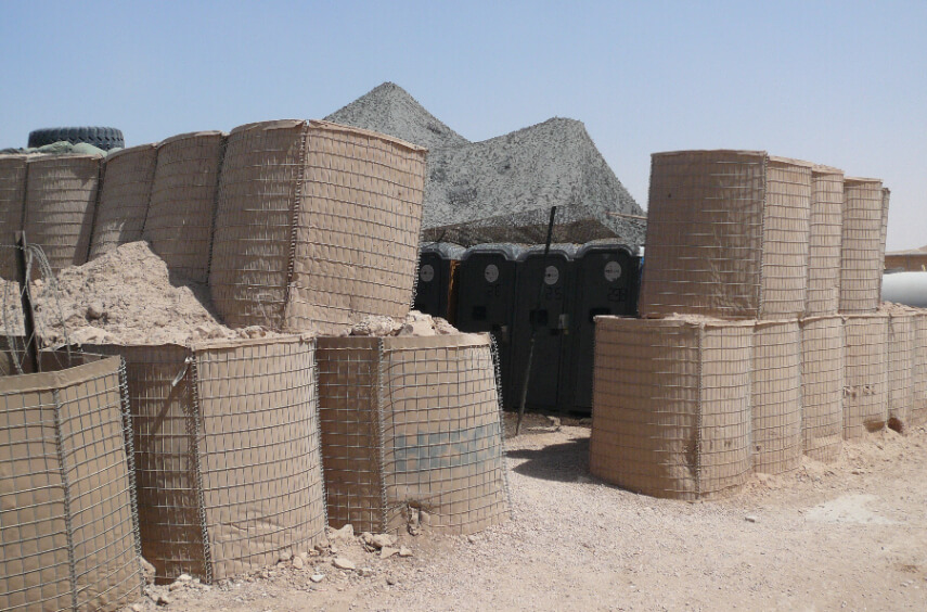 Переваги та недоліки військових габіонів