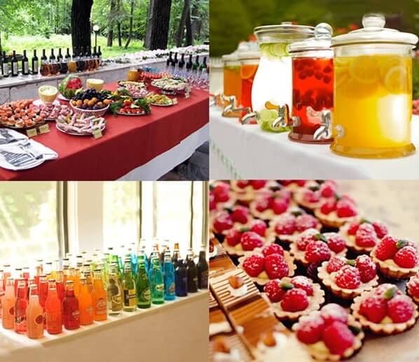 Меню для весільної вечері